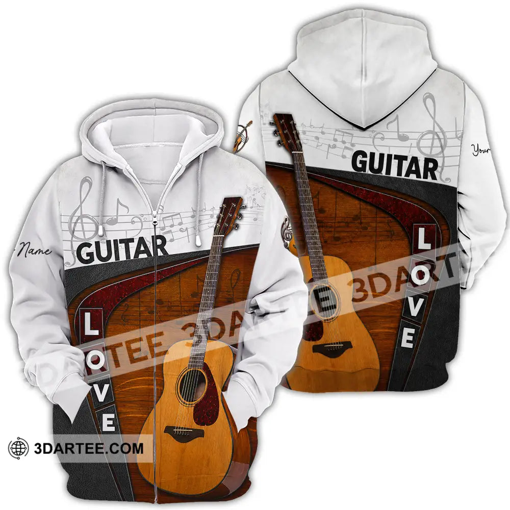 Unisex Shirt - Custom Guitar Shirt - Zipper Hoodie / S - T-shirt