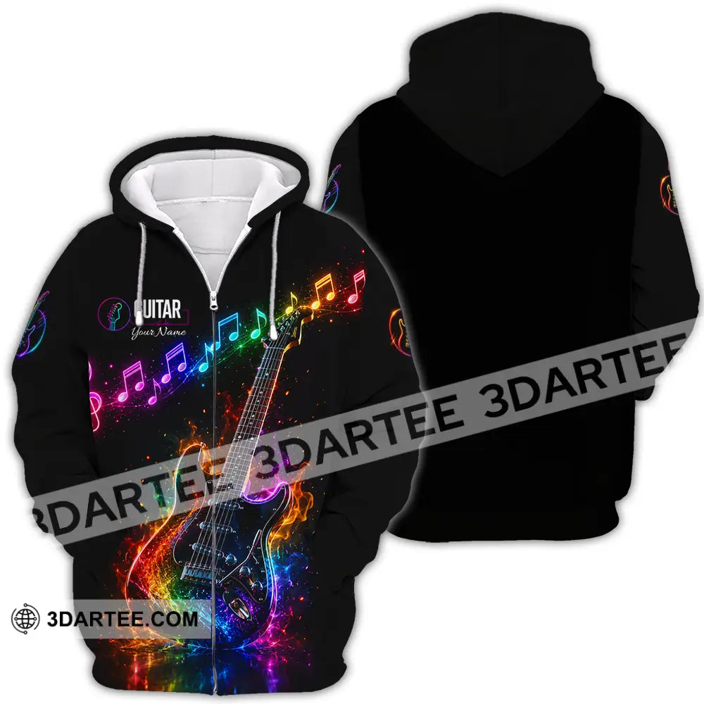 Unisex Shirt - Custom Guitar Shirt - Zipper Hoodie / S - T-shirt
