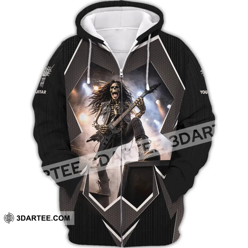 Unisex Shirt - Custom Guitar Shirt - Zipper Hoodie / S - T-shirt