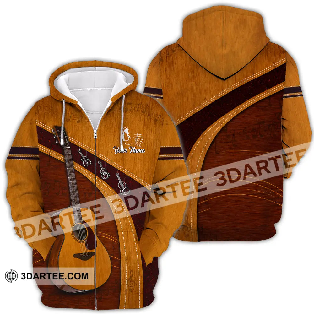 Unisex Shirt - Custom Guitar Shirt - Zipper Hoodie / S - T-shirt