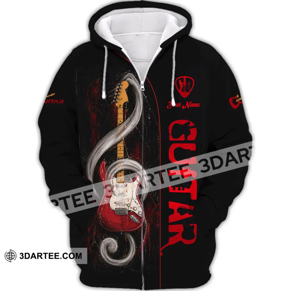 Unisex Shirt - Custom Guitar Shirt - Zipper Hoodie / S - T-shirt