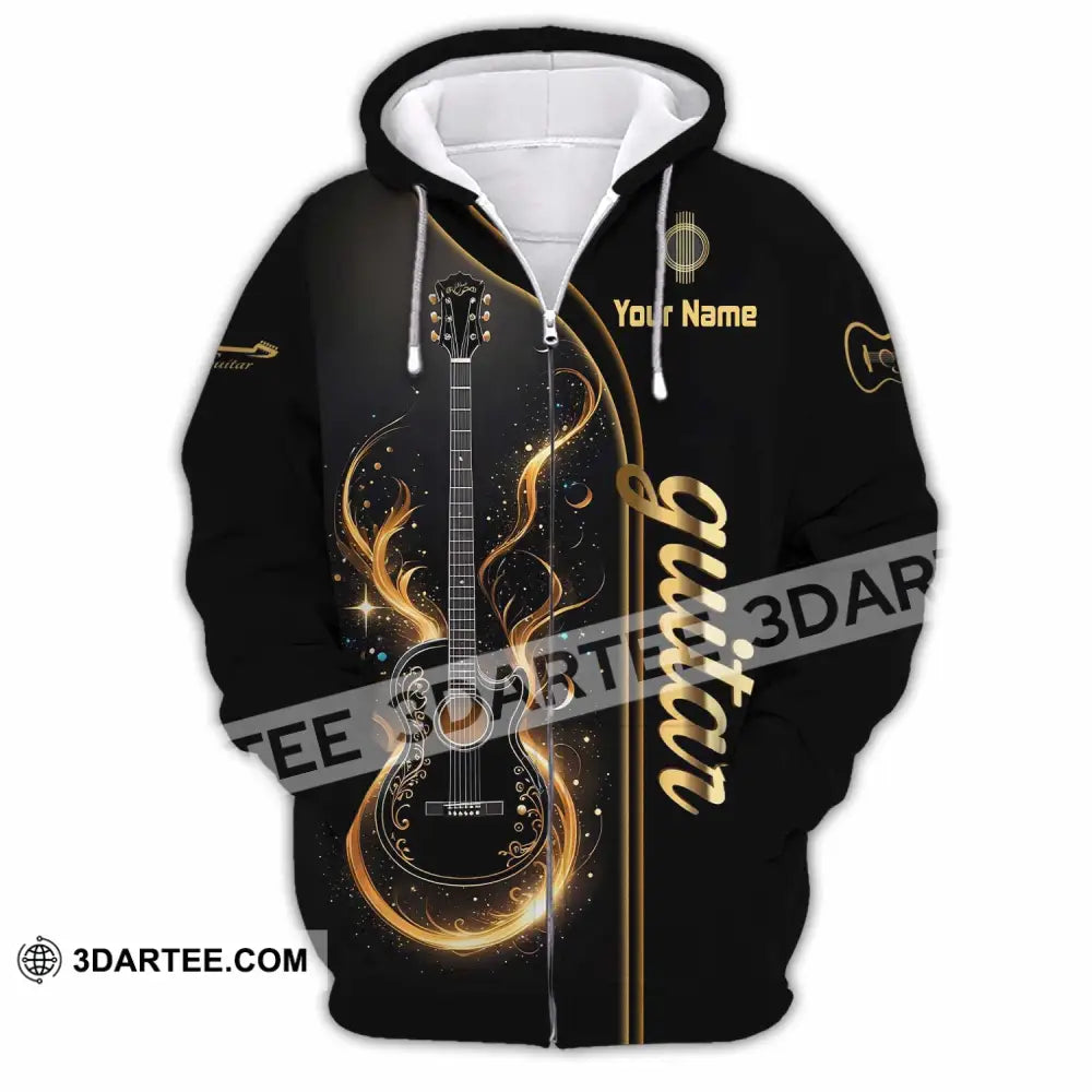 Unisex Shirt - Custom Guitar Shirt - Zipper Hoodie / S - T-shirt