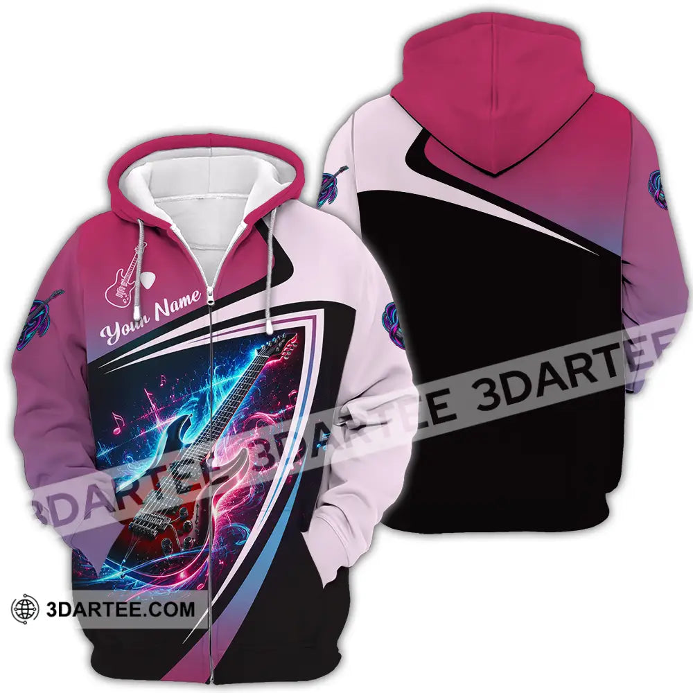 Unisex Shirt - Custom Guitar Shirt - Zipper Hoodie / S - T-shirt