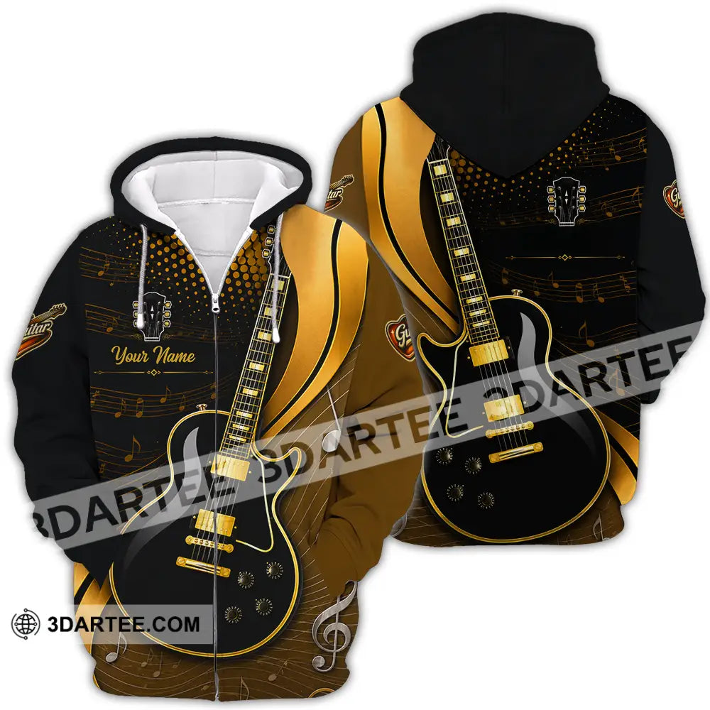 Unisex Shirt - Custom Guitar Shirt - Zipper Hoodie / S - T-shirt