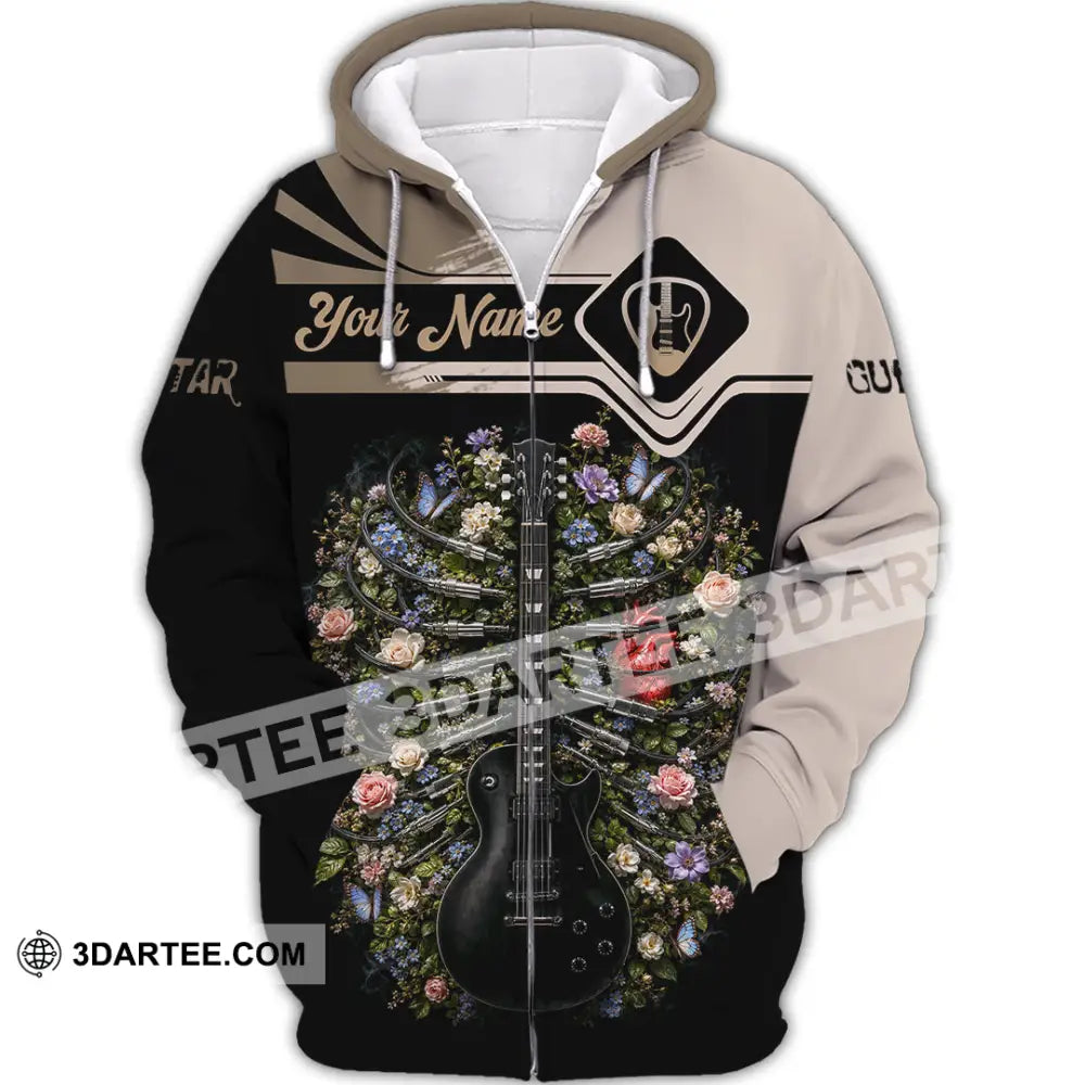 Unisex Shirt - Custom Guitar Shirt - Zipper Hoodie / S - T-shirt