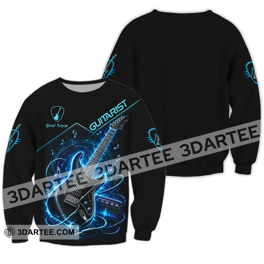 Unisex Shirt - Custom Guitarist Shirt - Long Sleeve / S - T-shirt