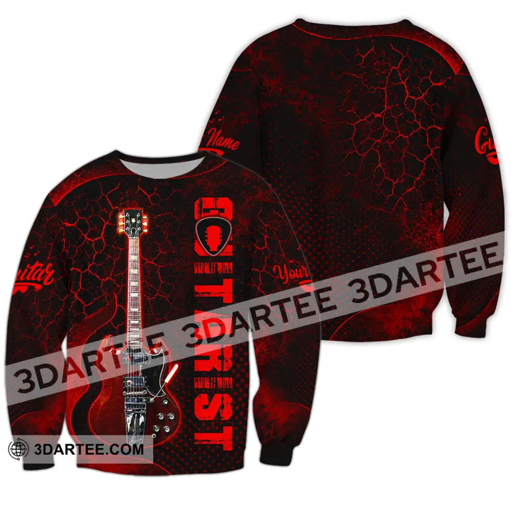 Unisex Shirt - Custom Guitarist Shirt - Long Sleeve / S - T-shirt