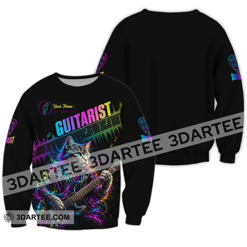 Unisex Shirt - Custom Guitarist Shirt - Long Sleeve / S - T-shirt