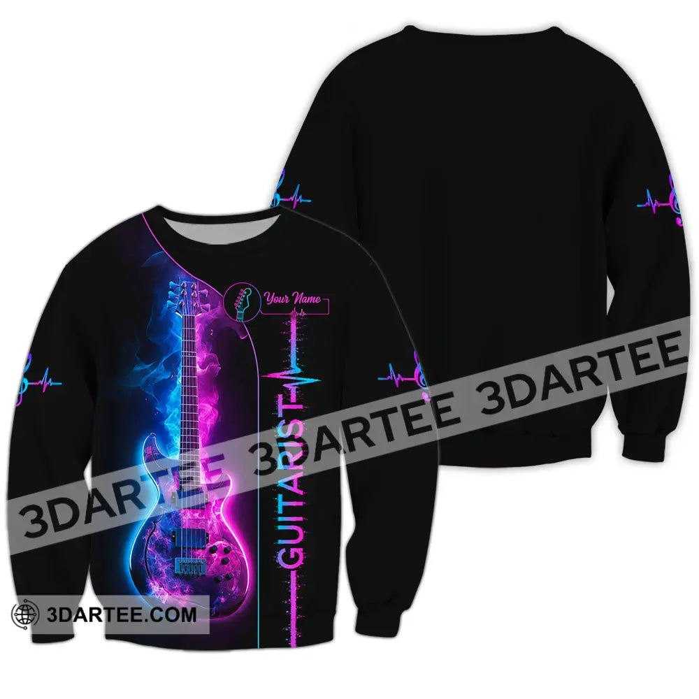 Unisex Shirt - Custom Guitarist Shirt - Long Sleeve / S - T-shirt