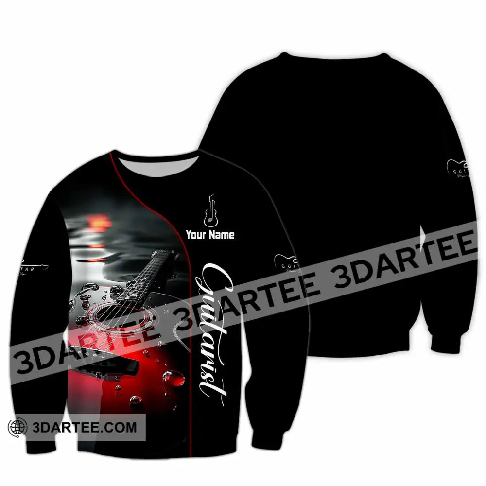 Unisex Shirt - Custom Guitarist Shirt - Long Sleeve / S - T-shirt