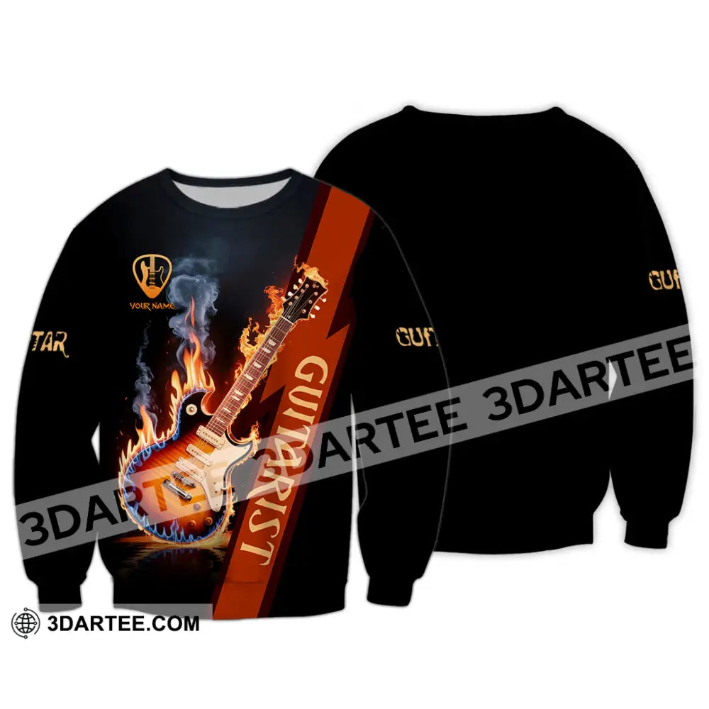 Unisex Shirt - Custom Guitarist Shirt - Long Sleeve / S - T-shirt