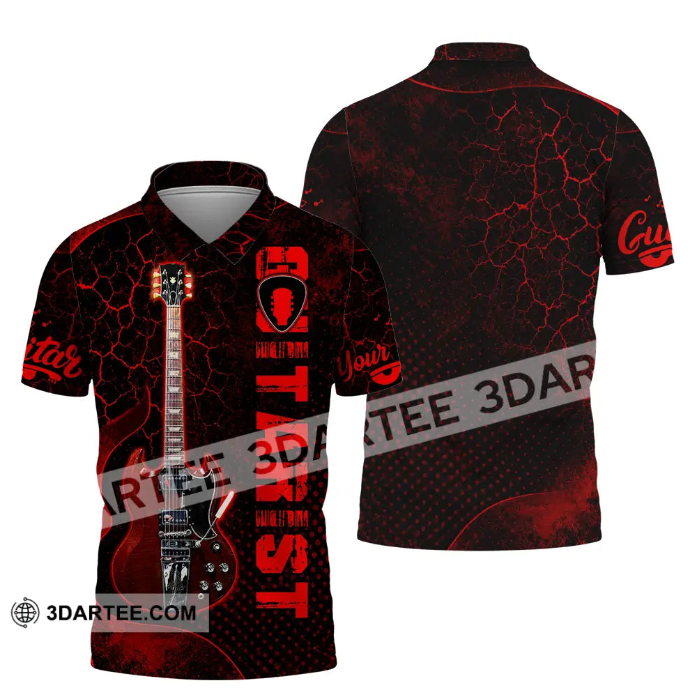 Unisex Shirt - Custom Guitarist Shirt - Polo Shirt / S - T-shirt