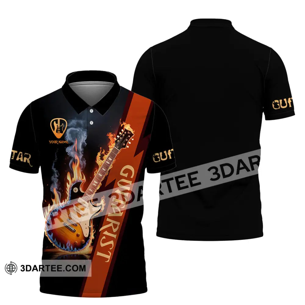 Unisex Shirt - Custom Guitarist Shirt - Polo Shirt / S - T-shirt