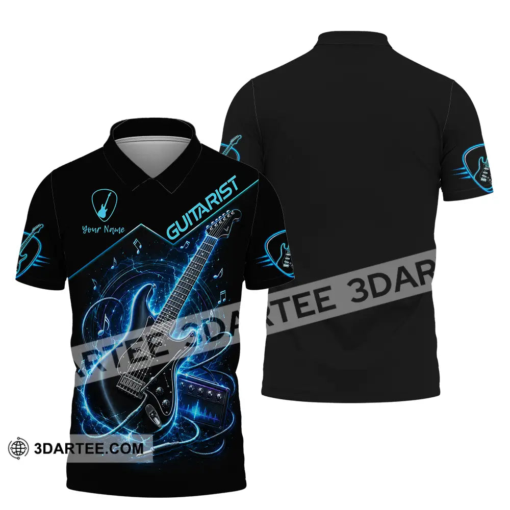 Unisex Shirt - Custom Guitarist Shirt - Polo Shirt / S - T-shirt
