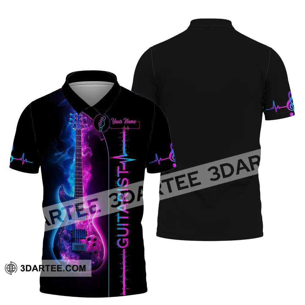 Unisex Shirt - Custom Guitarist Shirt - Polo Shirt / S - T-shirt