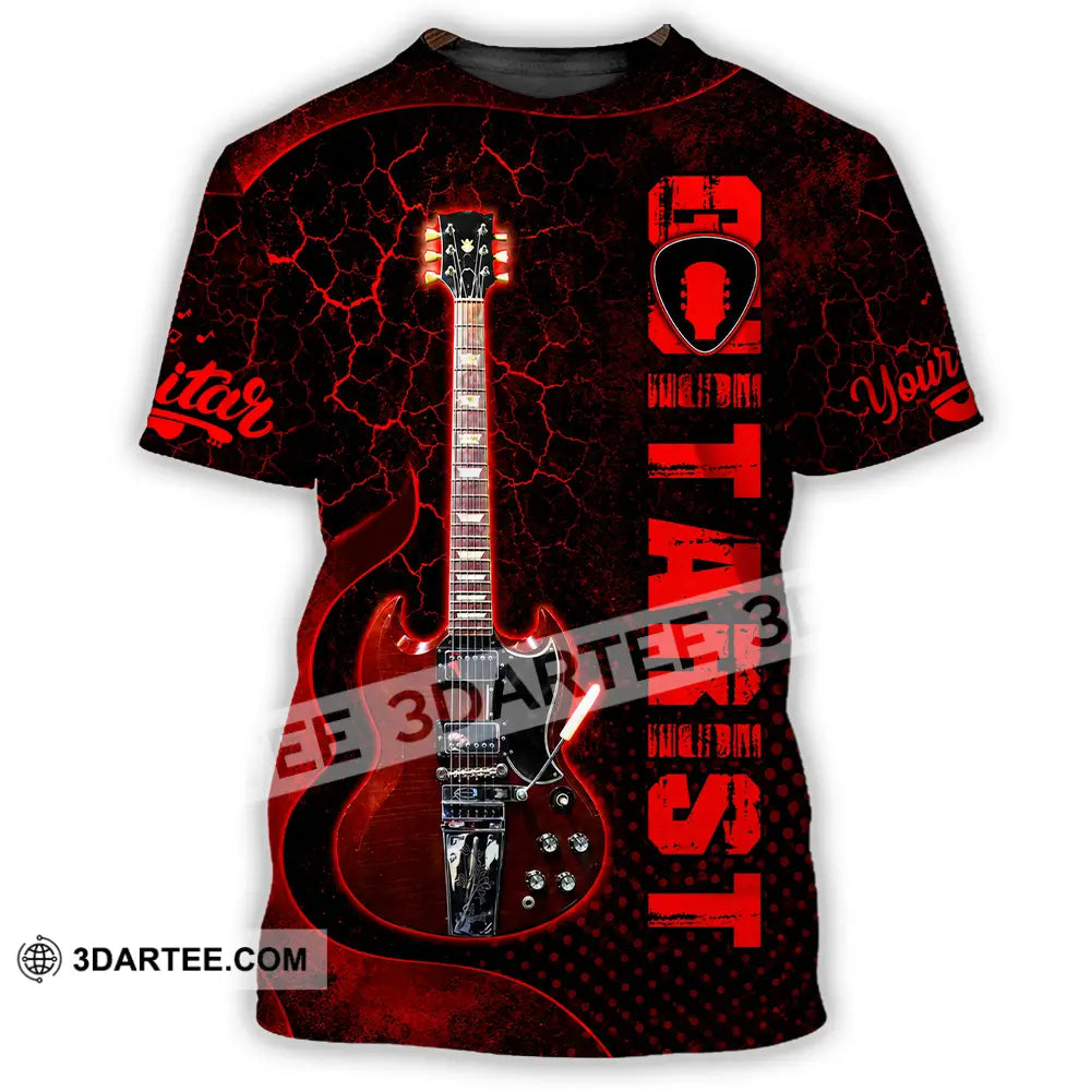 Unisex Shirt - Custom Guitarist Shirt - T-Shirt / S - T-shirt