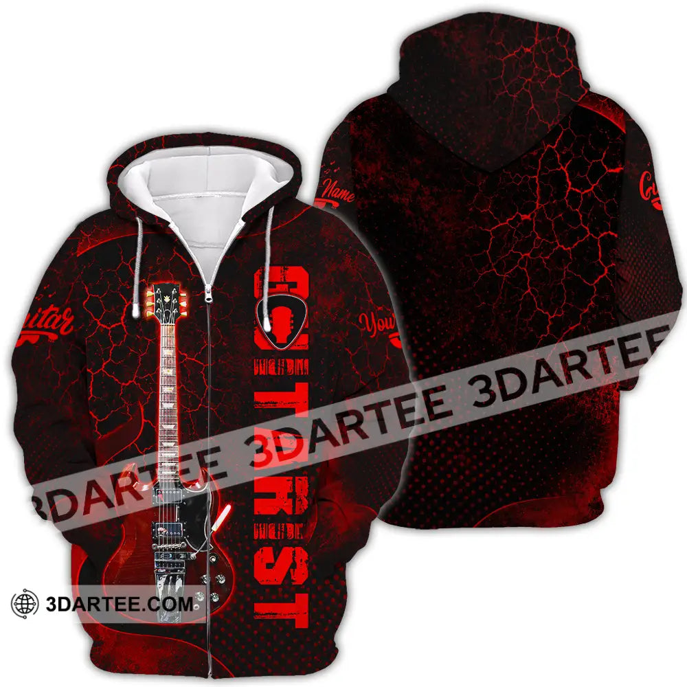 Unisex Shirt - Custom Guitarist Shirt - Zipper Hoodie / S - T-shirt