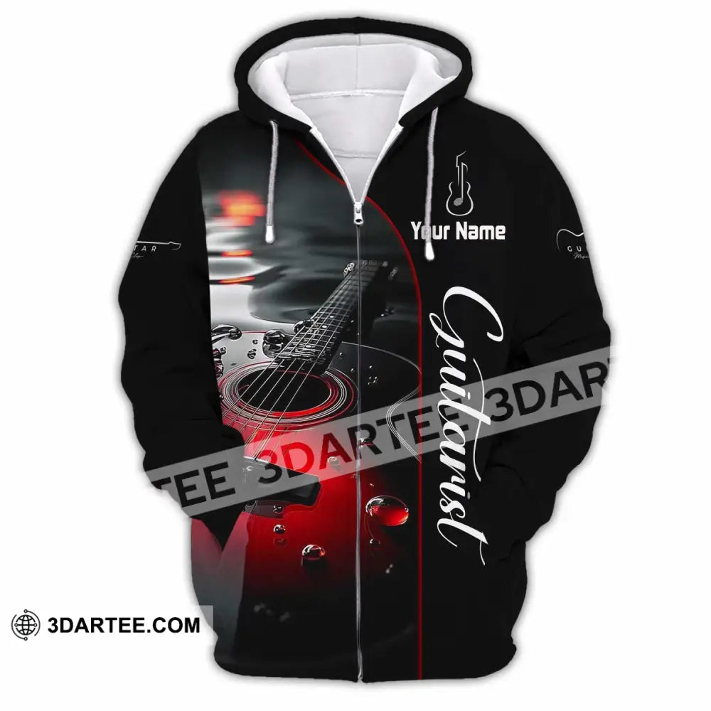 Unisex Shirt - Custom Guitarist Shirt - Zipper Hoodie / S - T-shirt