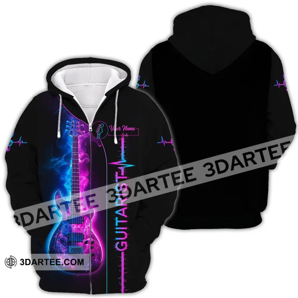 Unisex Shirt - Custom Guitarist Shirt - Zipper Hoodie / S - T-shirt