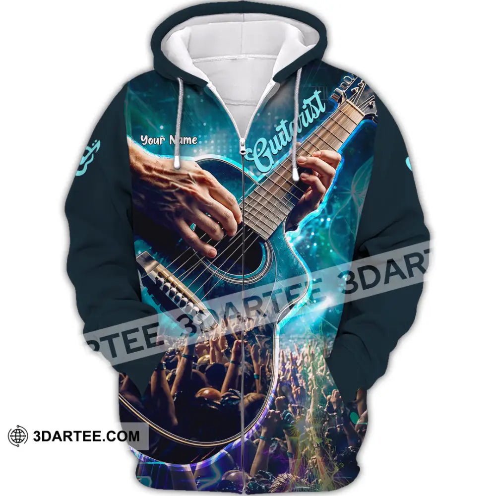 Unisex Shirt - Custom Guitarist Shirt - Zipper Hoodie / S - T-shirt