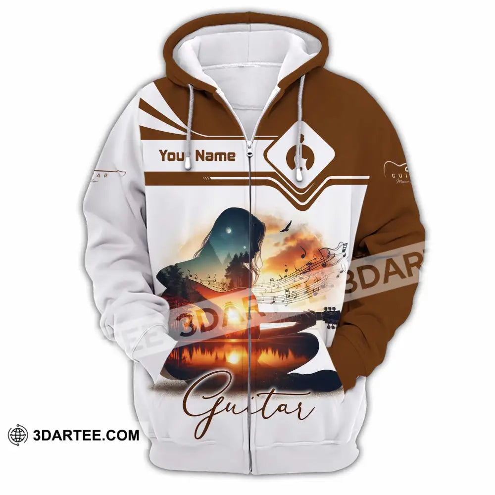 Unisex Shirt - Custom Guitarist Shirt - Zipper Hoodie / S - T-shirt