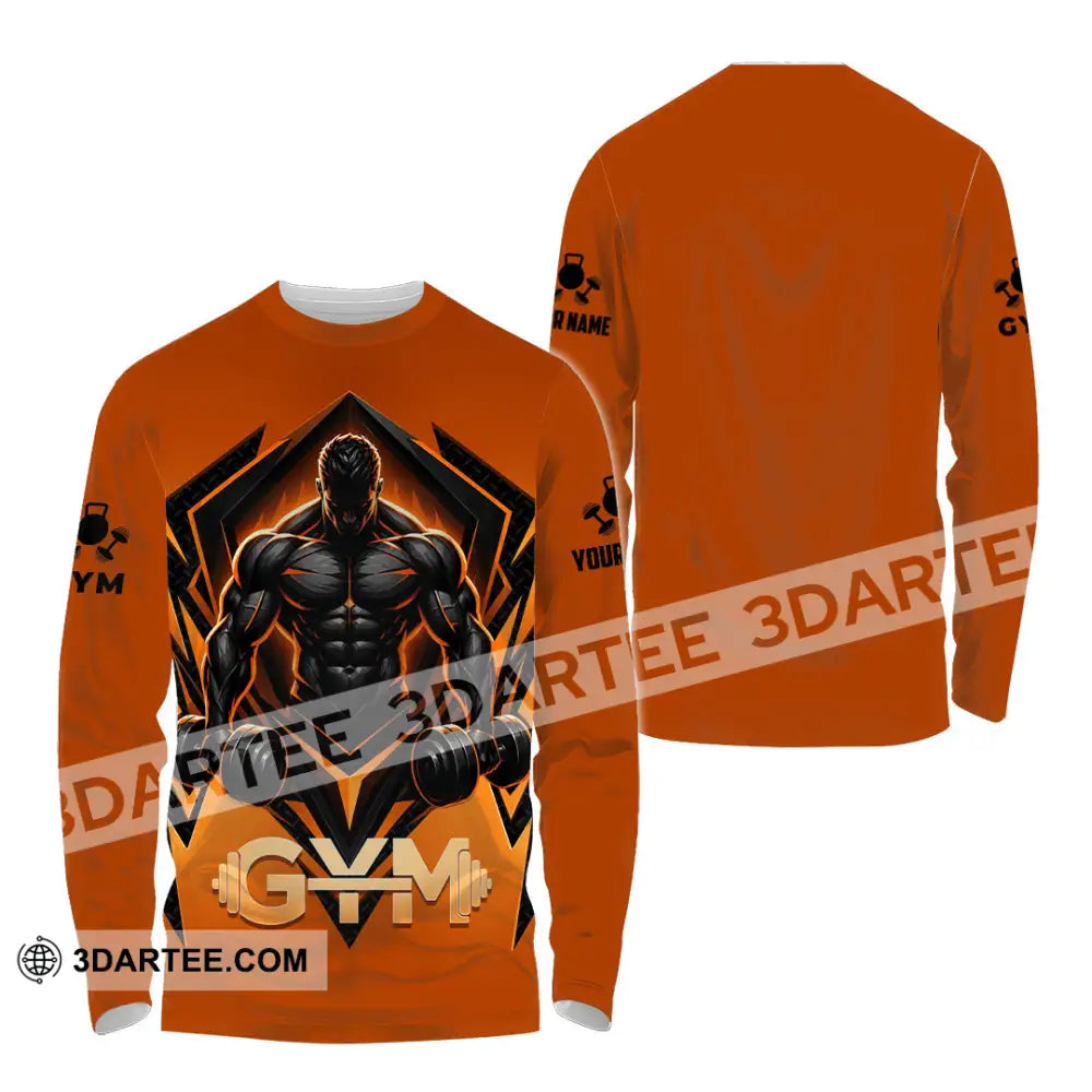 Unisex Shirt - Custom Gym Shirt - Long Sleeve Shirt / S - T-shirt