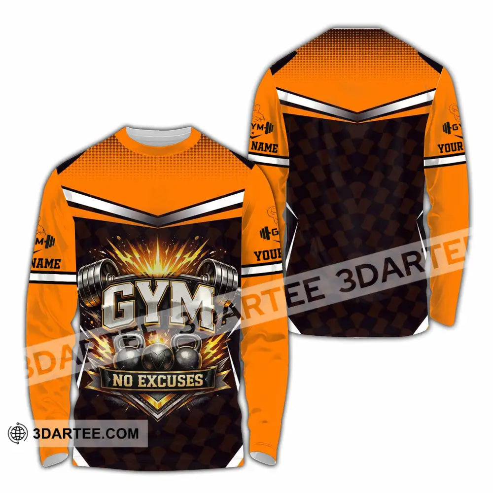 Unisex Shirt - Custom Gym Shirt - Long Sleeve Shirt / S - T-shirt