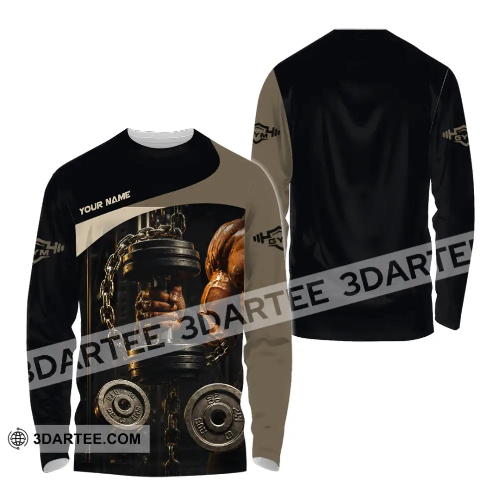 Unisex Shirt - Custom Gym Shirt - Long Sleeve Shirt / S - T-shirt