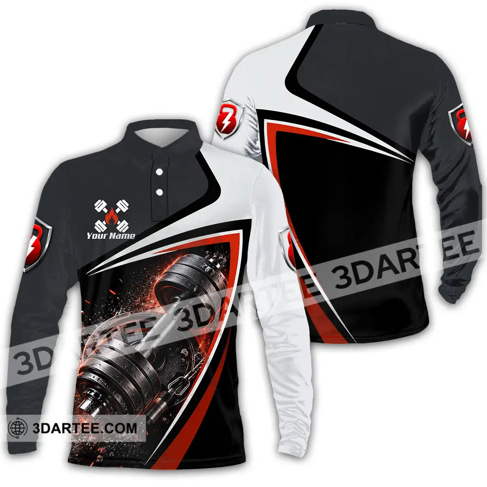 Unisex Shirt - Custom Gym Lover Shirt - Long Sleeve Polo / S - T-shirt