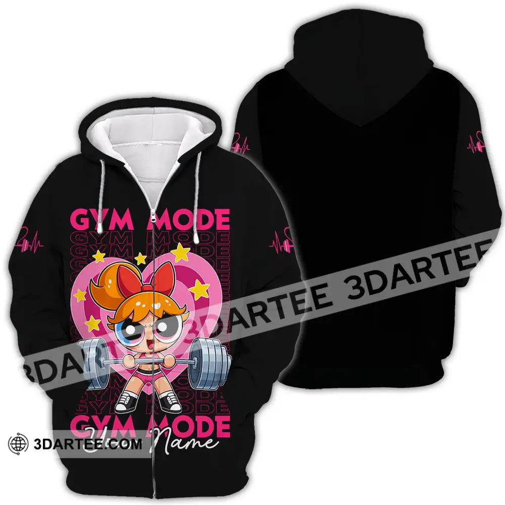 Unisex Shirt - Custom Gym More Shirt - Zipper Hoodie / S - T-shirt