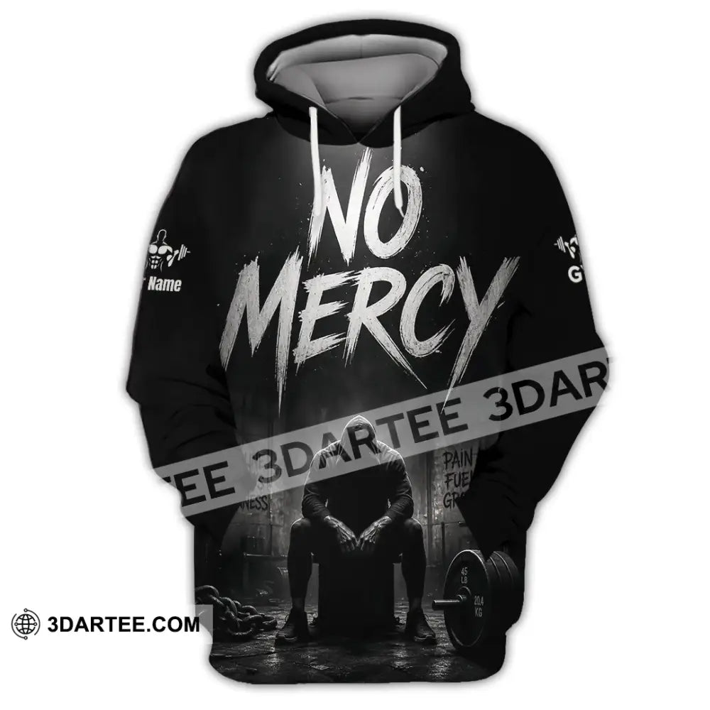 Unisex Shirt - Custom Gym No Mercy Shirt - Hoodie / S - T-shirt