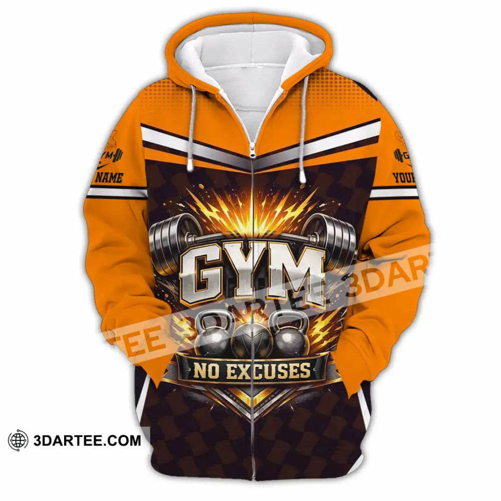 Unisex Shirt - Custom Gym Shirt - Zipper Hoodie / S - T-shirt