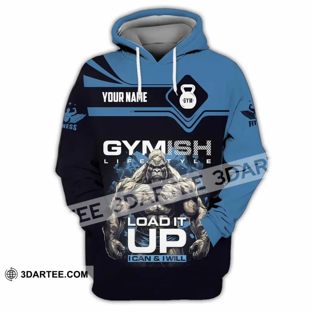 Unisex Shirt - Custom Gymish Life Style Load It Up Shirt Hoodie / S T-shirt