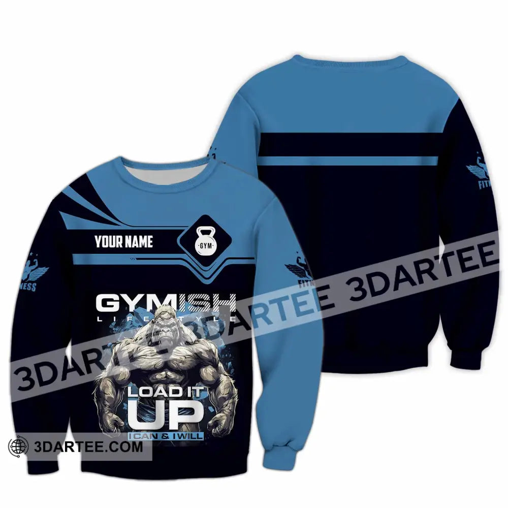 Unisex Shirt - Custom Gymish Life Style Load It Up Shirt Long Sleeve / S T-shirt