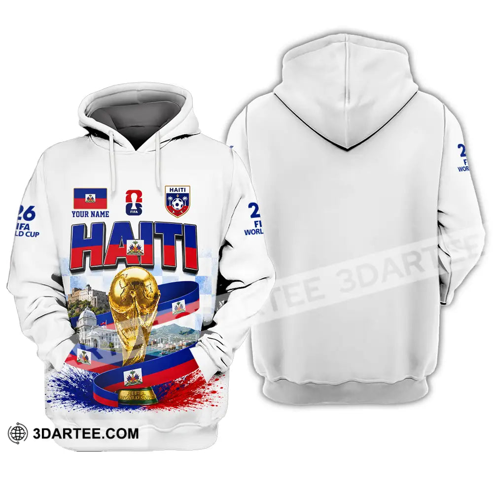 Unisex Shirt - Custom Haiti World Cup 2026 Shirt - Hoodie / S - T-shirt