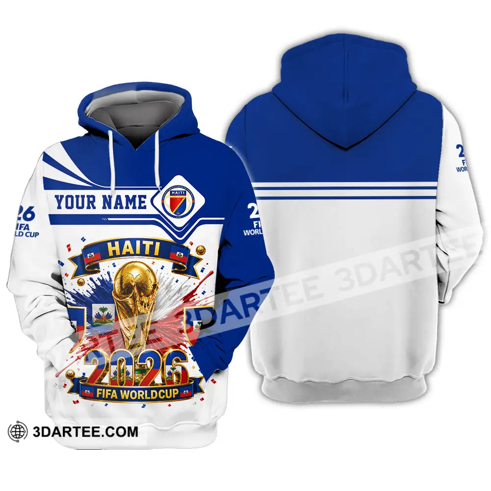 Unisex Shirt - Custom Haiti World Cup 2026 Shirt - Hoodie / S - T-shirt