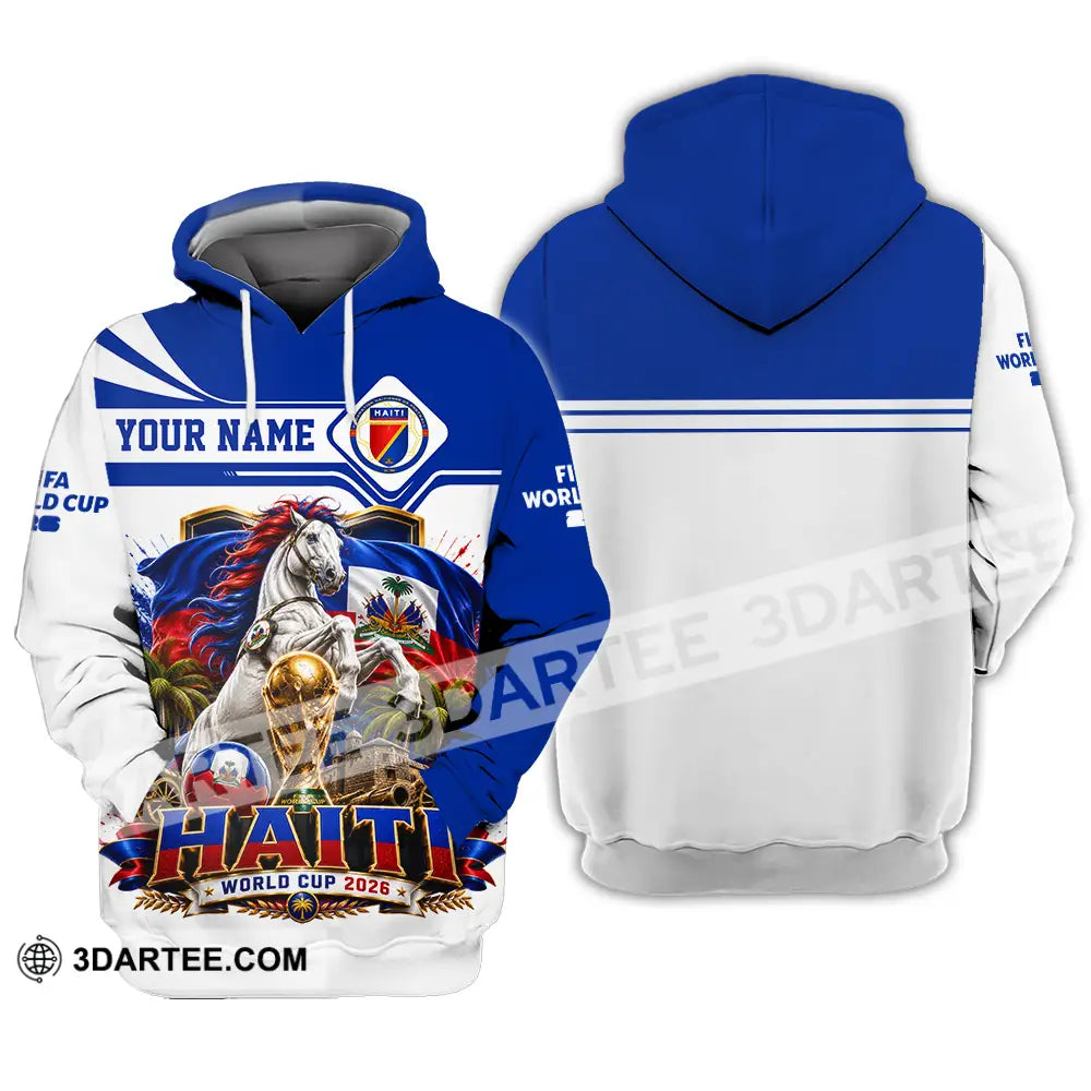 Unisex Shirt - Custom Haiti World Cup 2026 Shirt - Hoodie / S - T-shirt