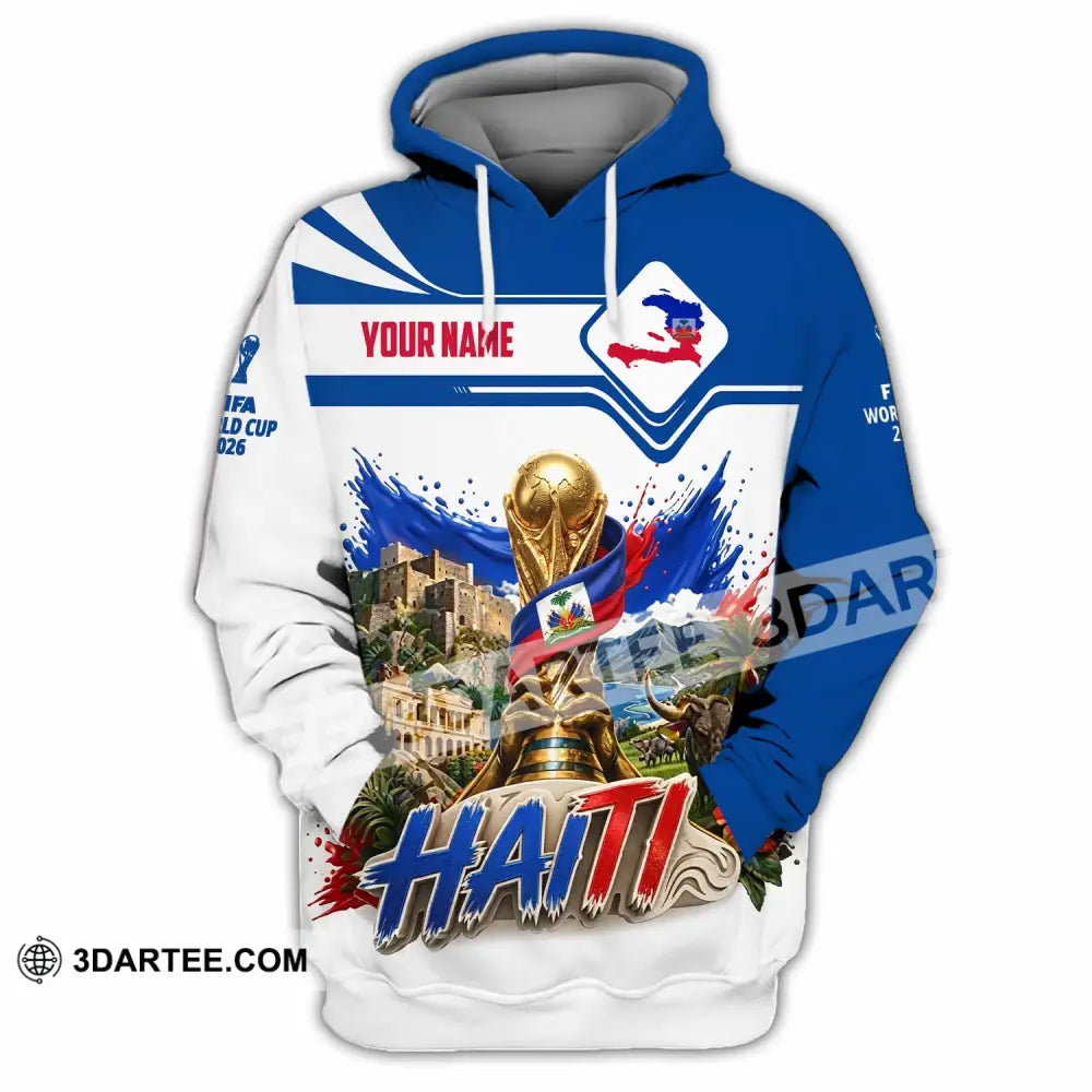 Unisex Shirt - Custom Haiti World Cup 2026 Shirt - Hoodie / S - T-shirt