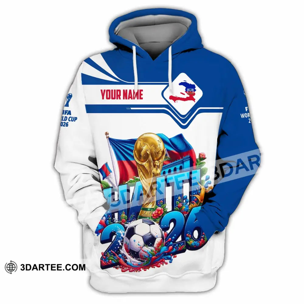 Unisex Shirt - Custom Haiti World Cup 2026 Shirt - Hoodie / S - T-shirt