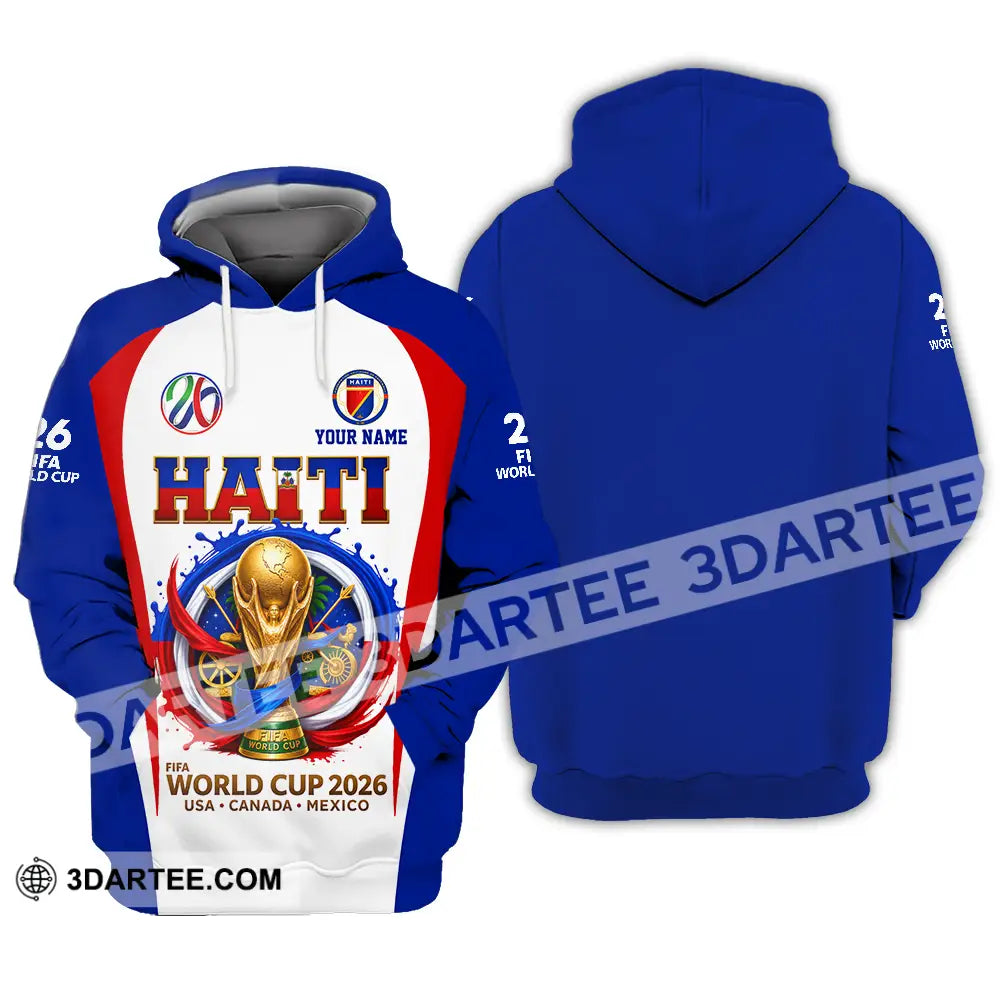 Unisex Shirt - Custom Haiti World Cup 2026 Shirt - Hoodie / S - T-shirt