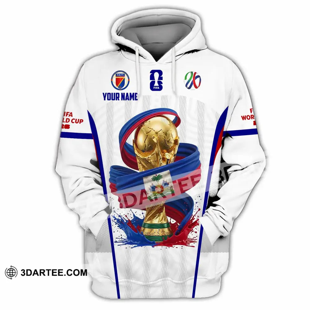 Unisex Shirt - Custom Haiti World Cup 2026 Shirt - Hoodie / S - T-shirt