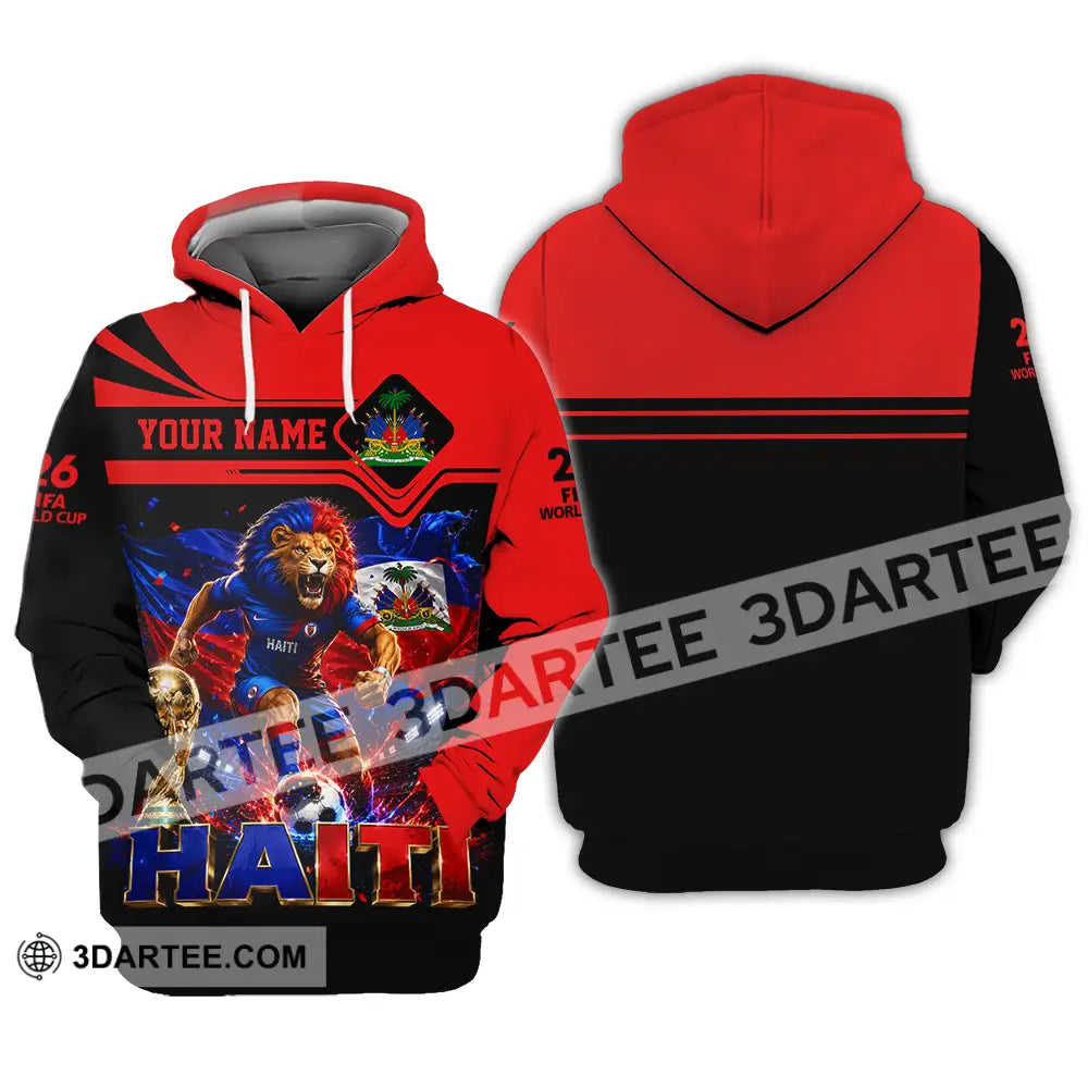 Unisex Shirt - Custom Haiti World Cup 2026 Shirt - Hoodie / S - T-shirt