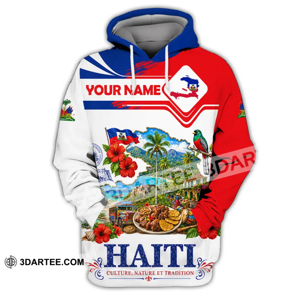 Unisex Shirt - Custom Haiti Shirt - Hoodie / S - T-shirt