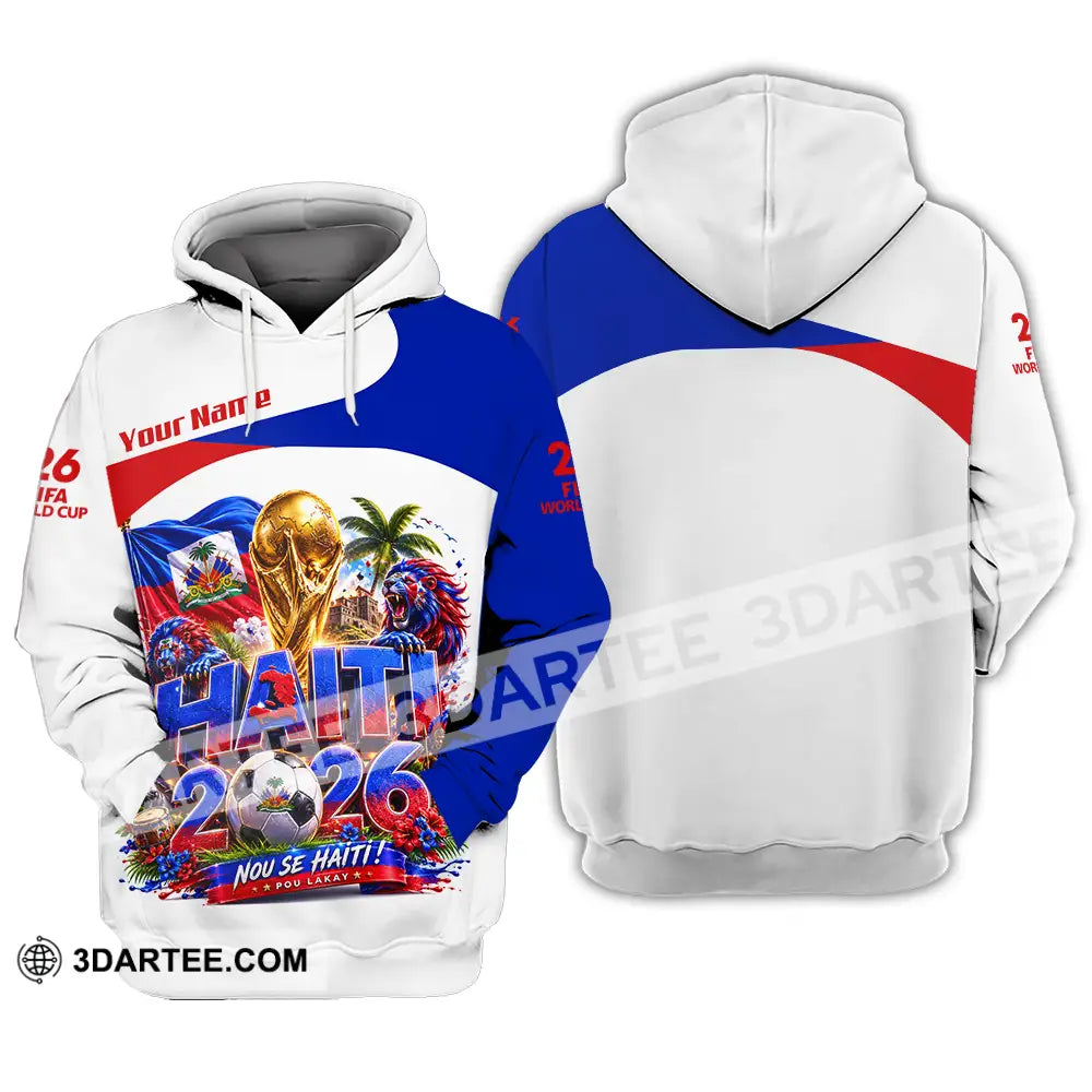 Unisex Shirt - Custom Haiti World Cup 2026 Shirt - Hoodie / S - T-shirt