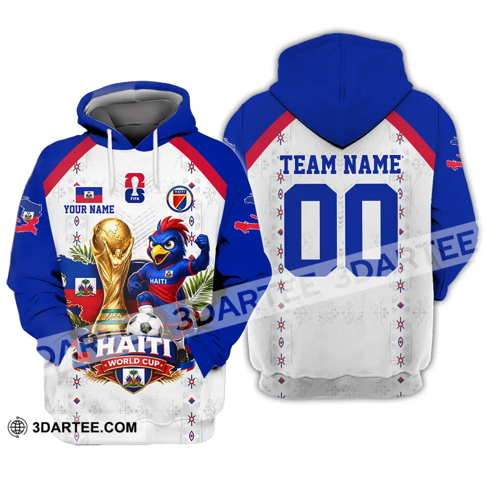Unisex Shirt - Custom Haiti World Cup 2026 Shirt - Hoodie / S - T-shirt