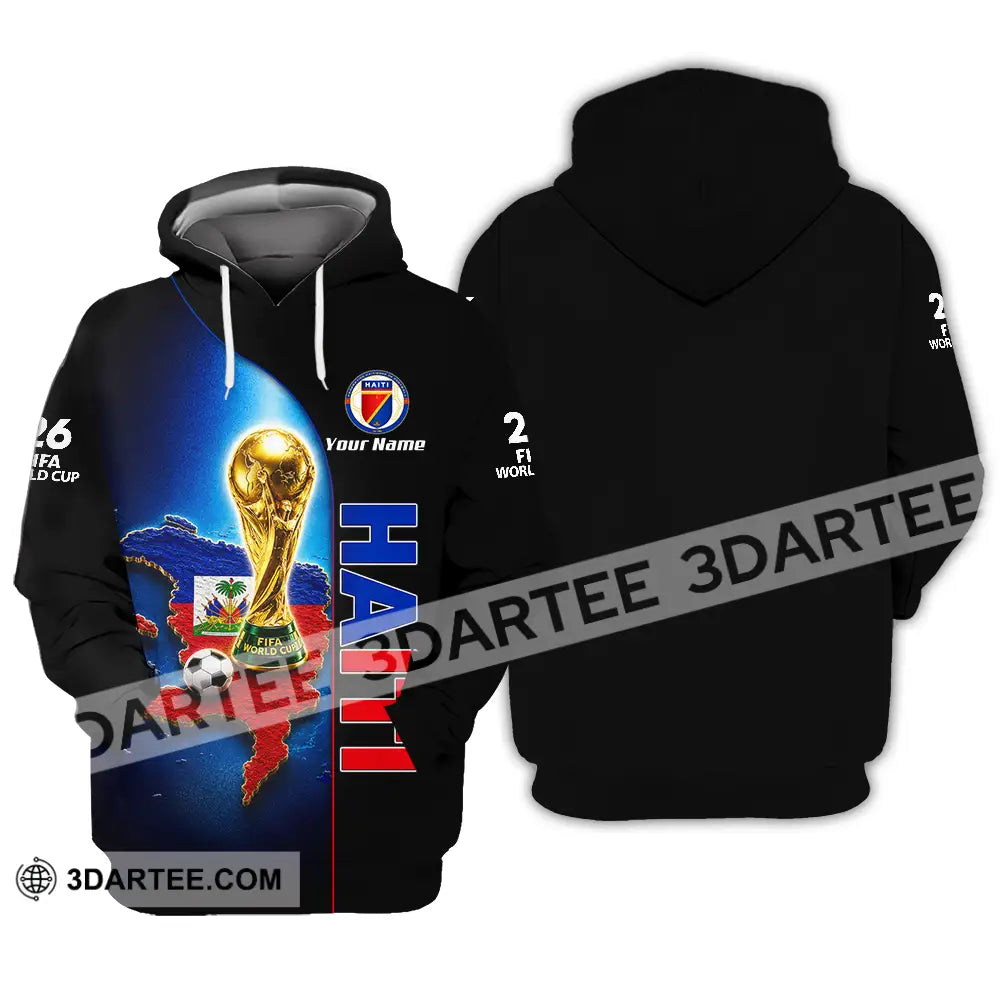 Unisex Shirt - Custom Haiti World Cup 2026 Shirt - Hoodie / S - T-shirt