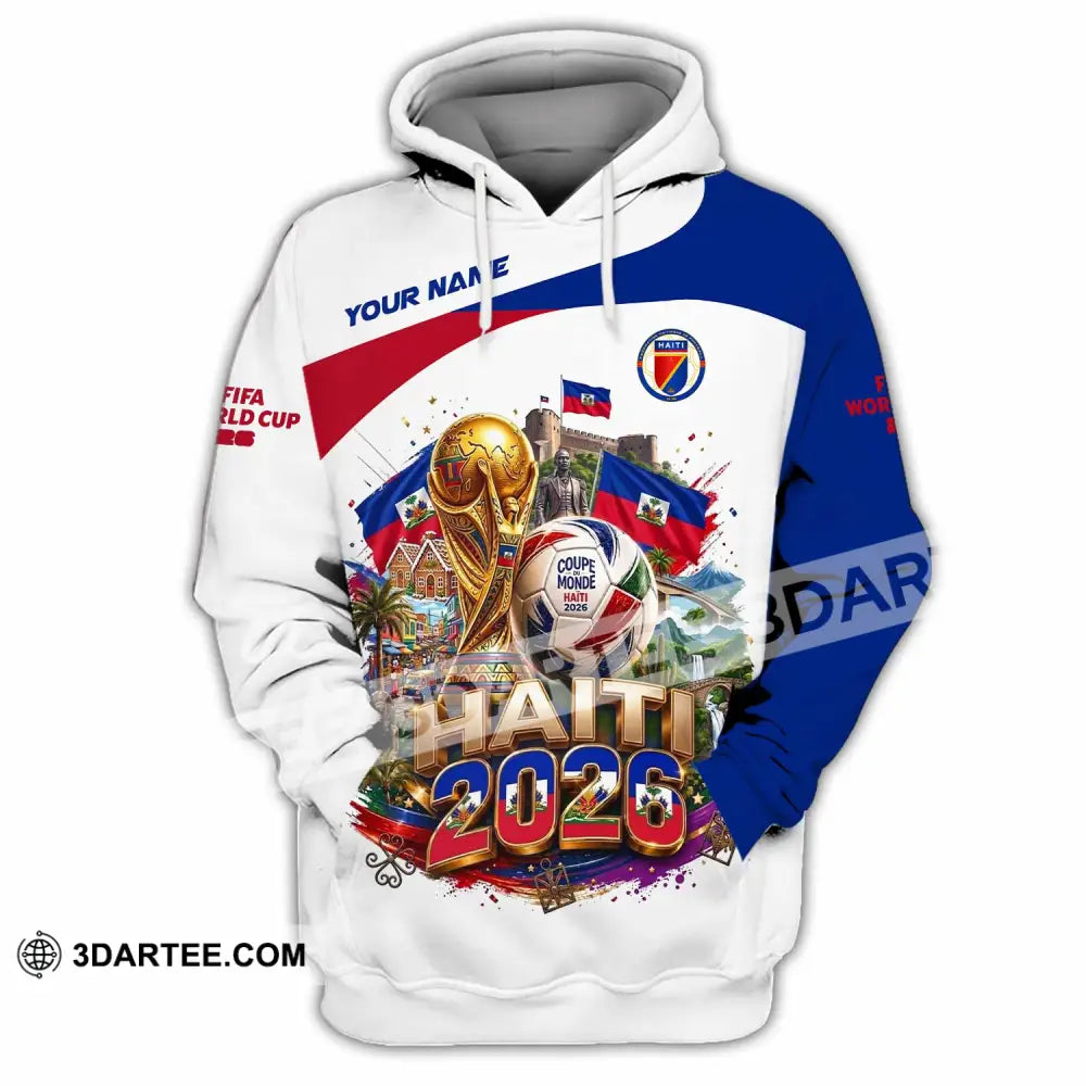 Unisex Shirt - Custom Haiti World Cup 2026 Shirt - Hoodie / S - T-shirt