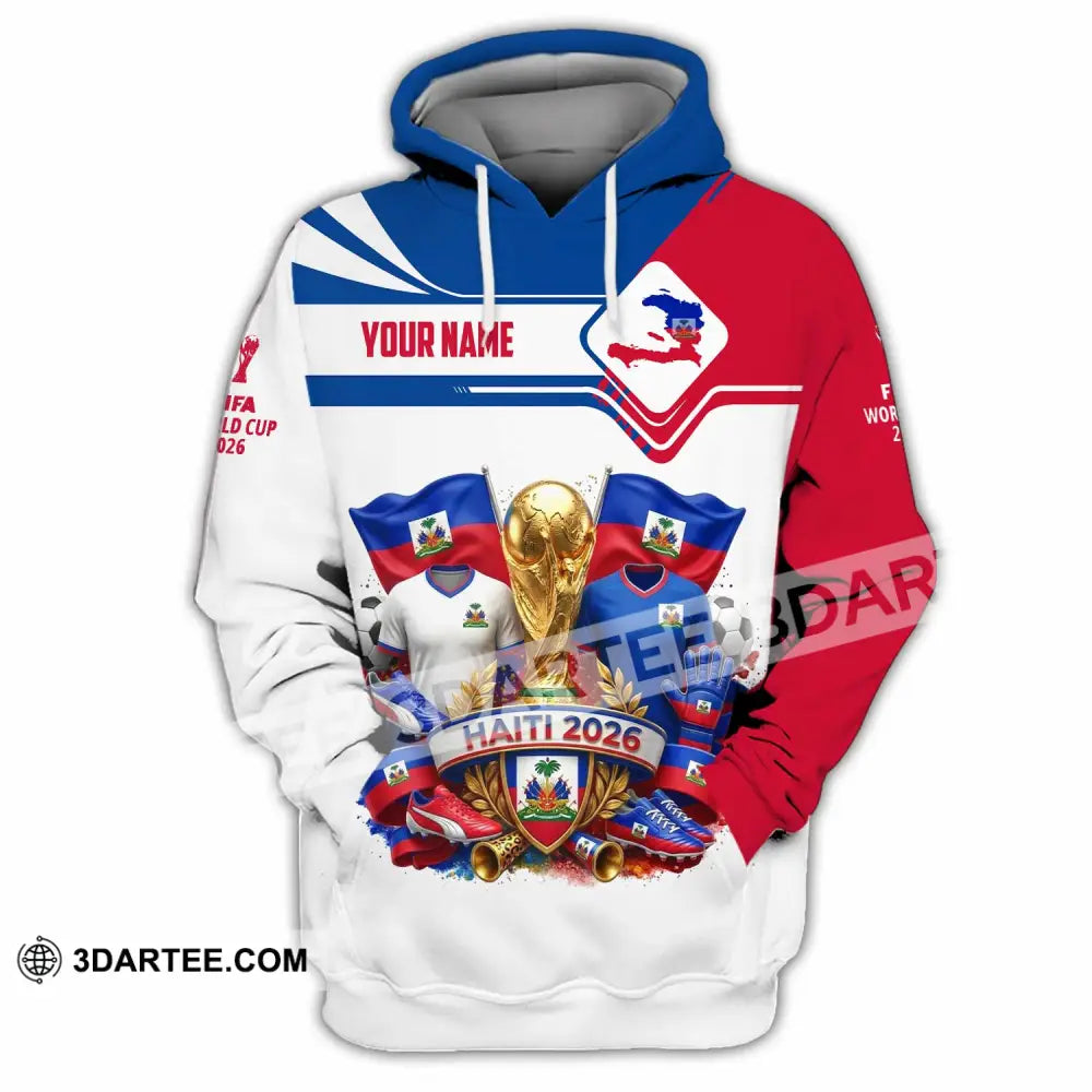 Unisex Shirt - Custom Haiti World Cup 2026 Shirt - Hoodie / S - T-shirt