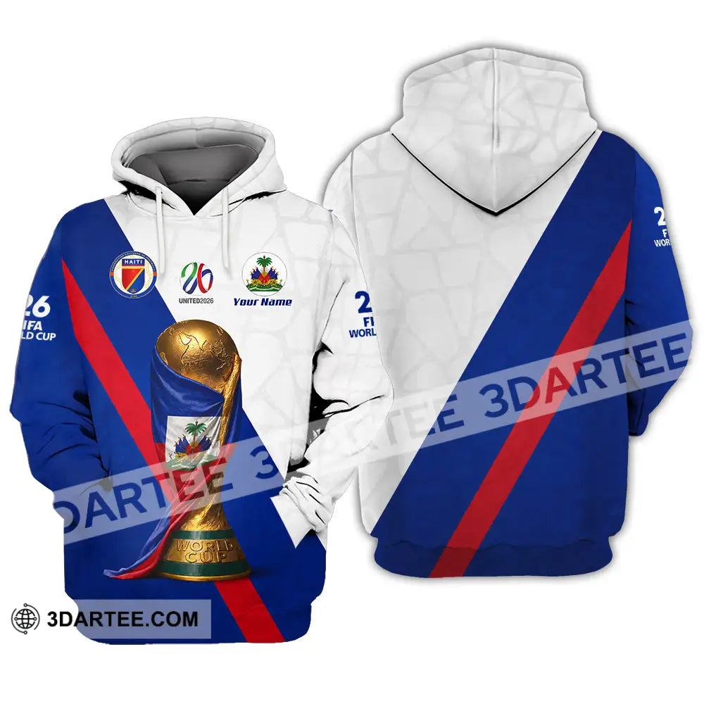 Unisex Shirt - Custom Haiti World Cup 2026 Shirt - Hoodie / S - T-shirt