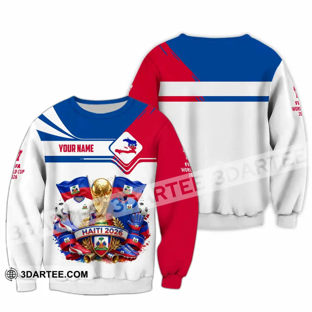 Unisex Shirt - Custom Haiti World Cup 2026 Shirt - Long Sleeve / S - T-shirt